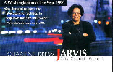 Flyer front page, A Washingtonian of the Year 1999