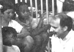 Mendelson with children photo