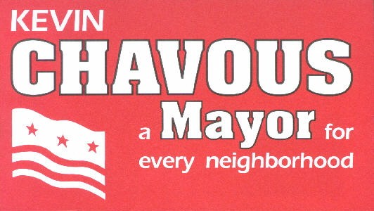 Flyer front: Kevin Chavous, A Mayor for Every Neighborhood