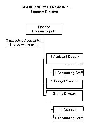 Finance Division chart