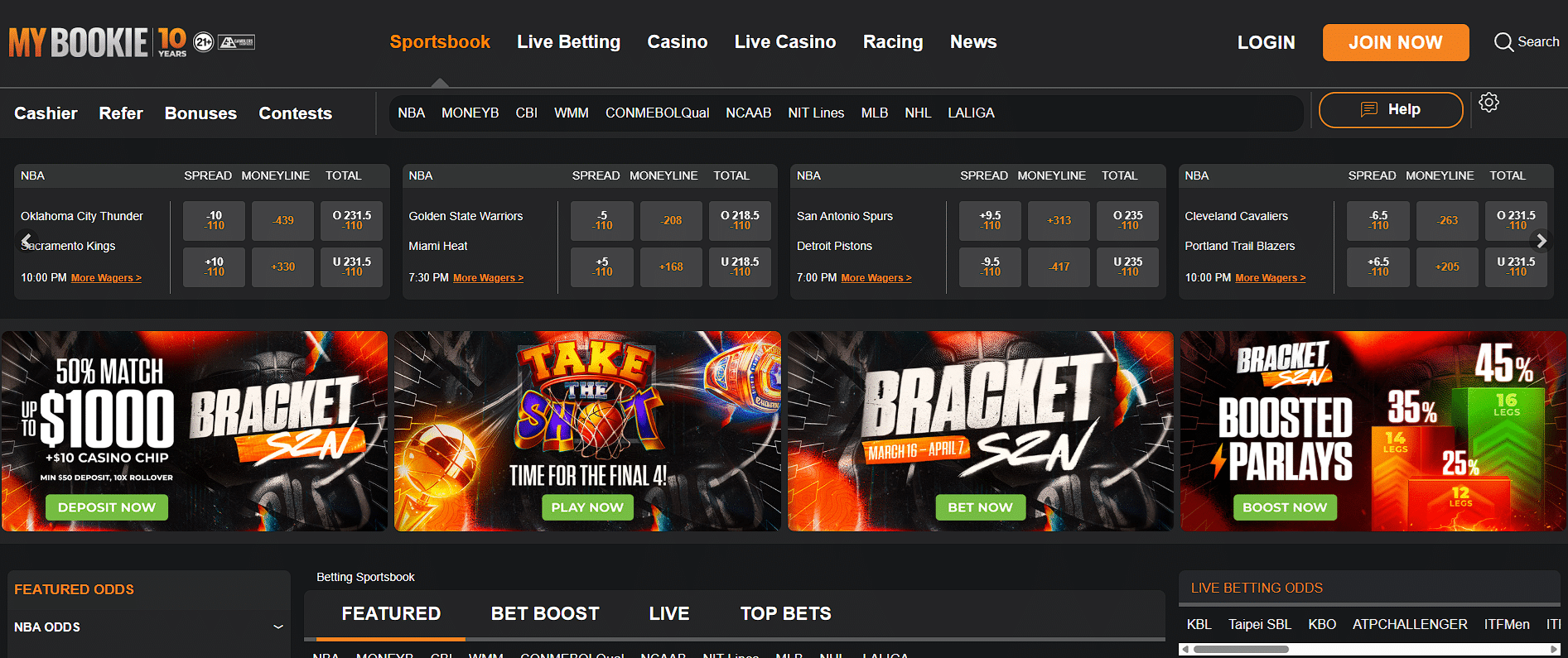 MyBookie sports betting Oregon online 